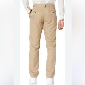 Amazon Essentials Men's Slim-Fit Flat-Front Tan Khaki Pant 42x33 Men